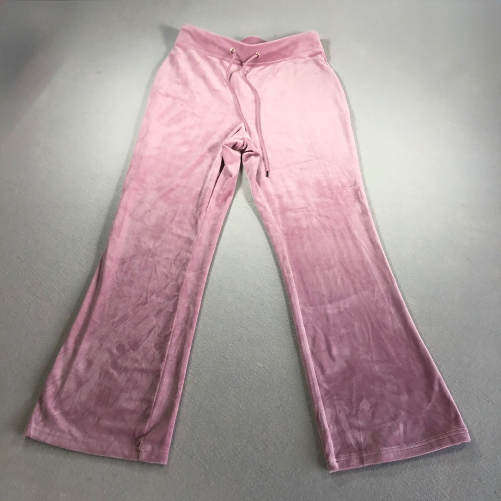 Truth by Republic Mauve Pink Velour Wide Leg Lounge Pants Medium Drawstring